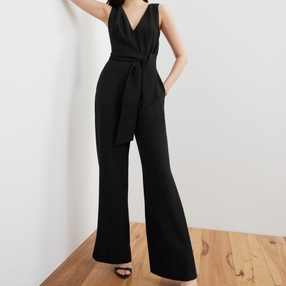 NEW Vince Camuto Black Jumpsuit 6 - Picture 1 of 8